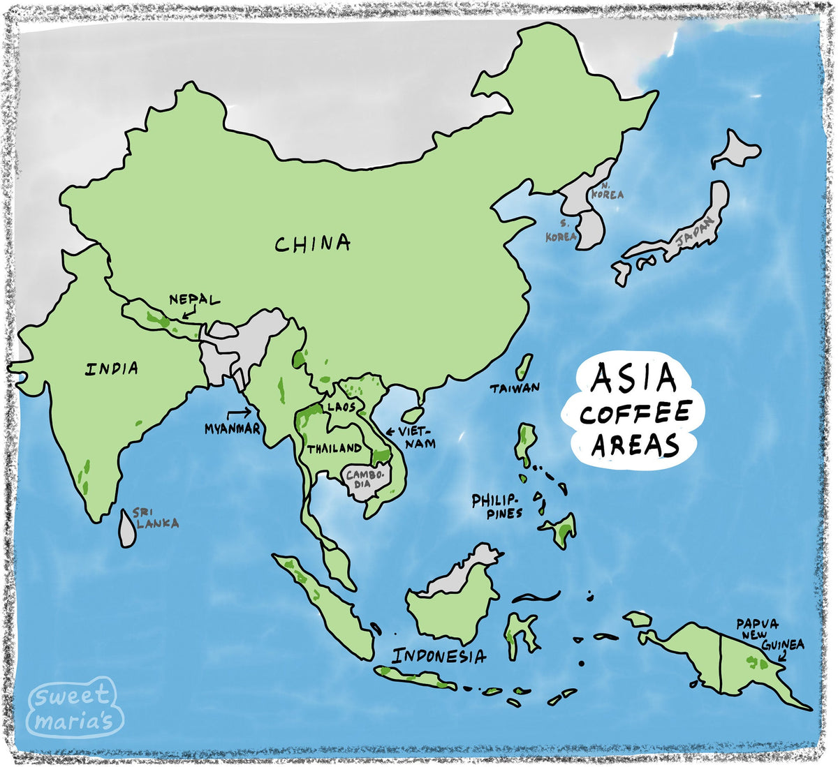 Green Coffee from Asia