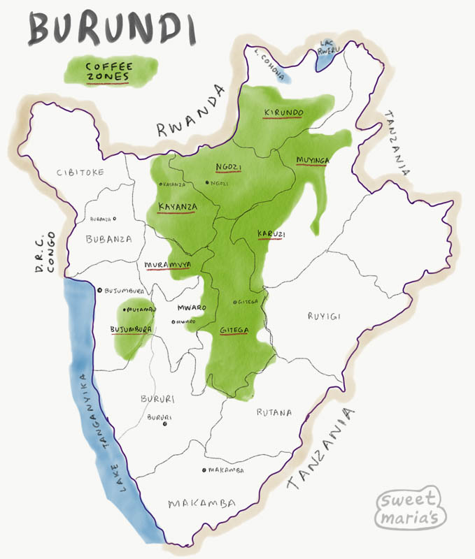 Mexico coffee production map - Sweet Maria's coffee
