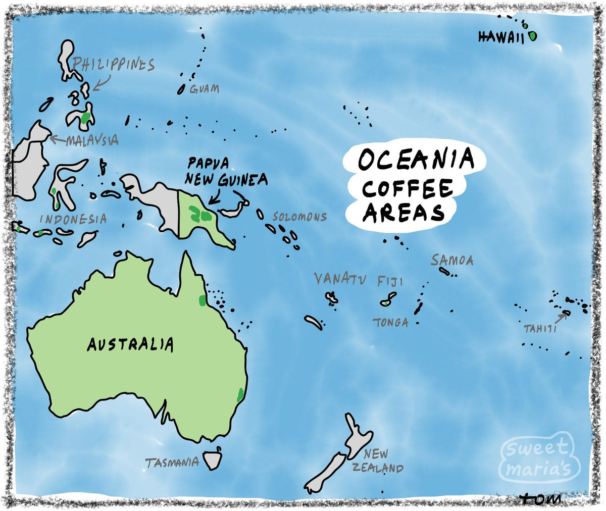 Green Coffee from Oceania | Sweet Maria's