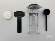 AeroPress Clear and items included 