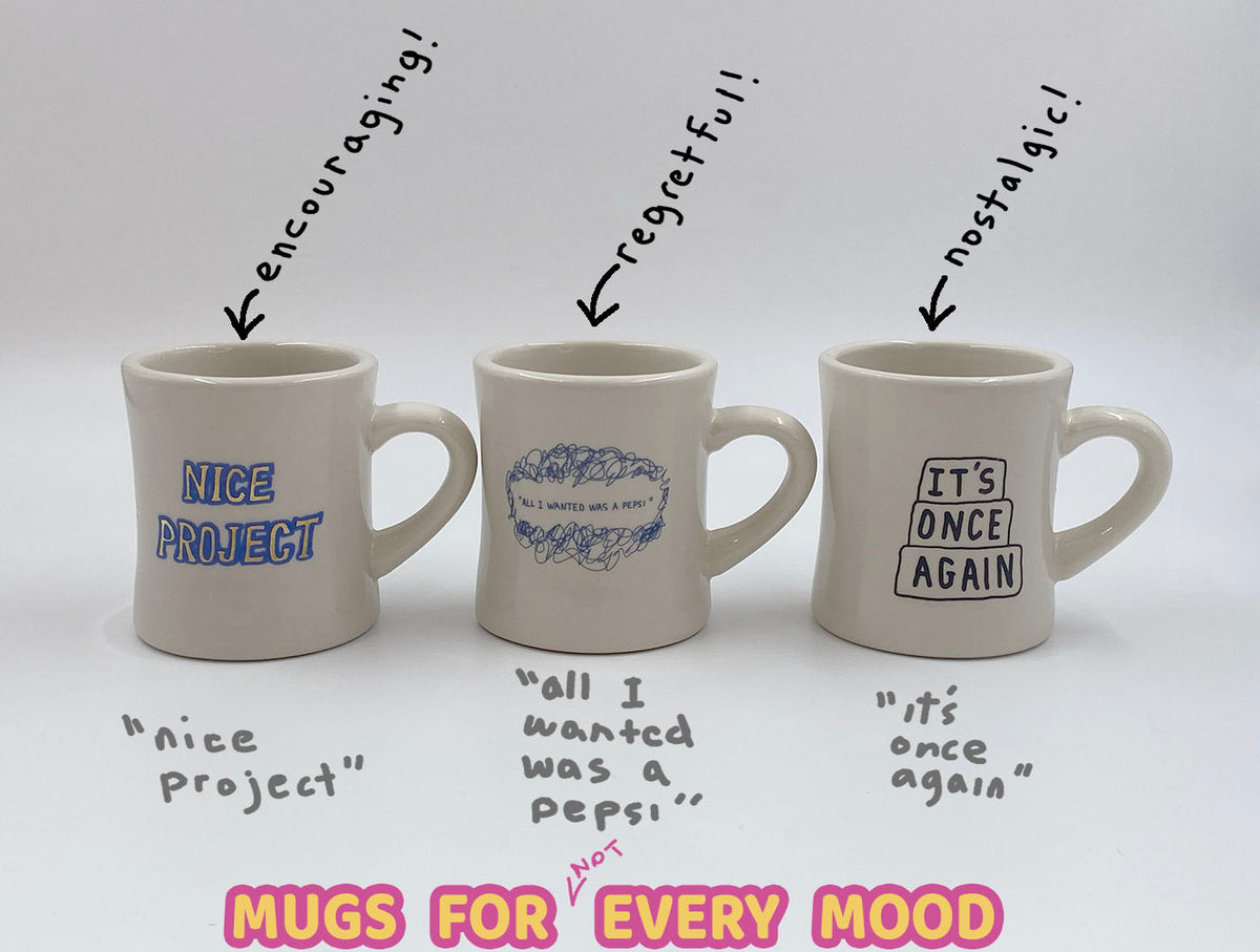 It's Once Again nostalgic diner mug by Agnes