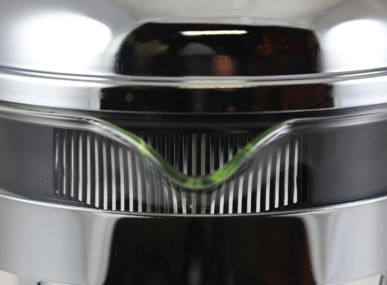 The Bodum Chambord French Press includes a glass carafe and a stainless steel frame with a black plastic lid