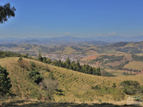 Typical rolling hills of the Southern Minas growing region. This is in Carmo de Minas.