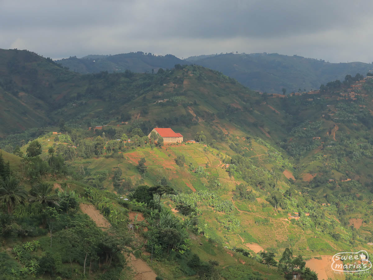A view of Kinama hill ("colline" = hill) in Burundi.