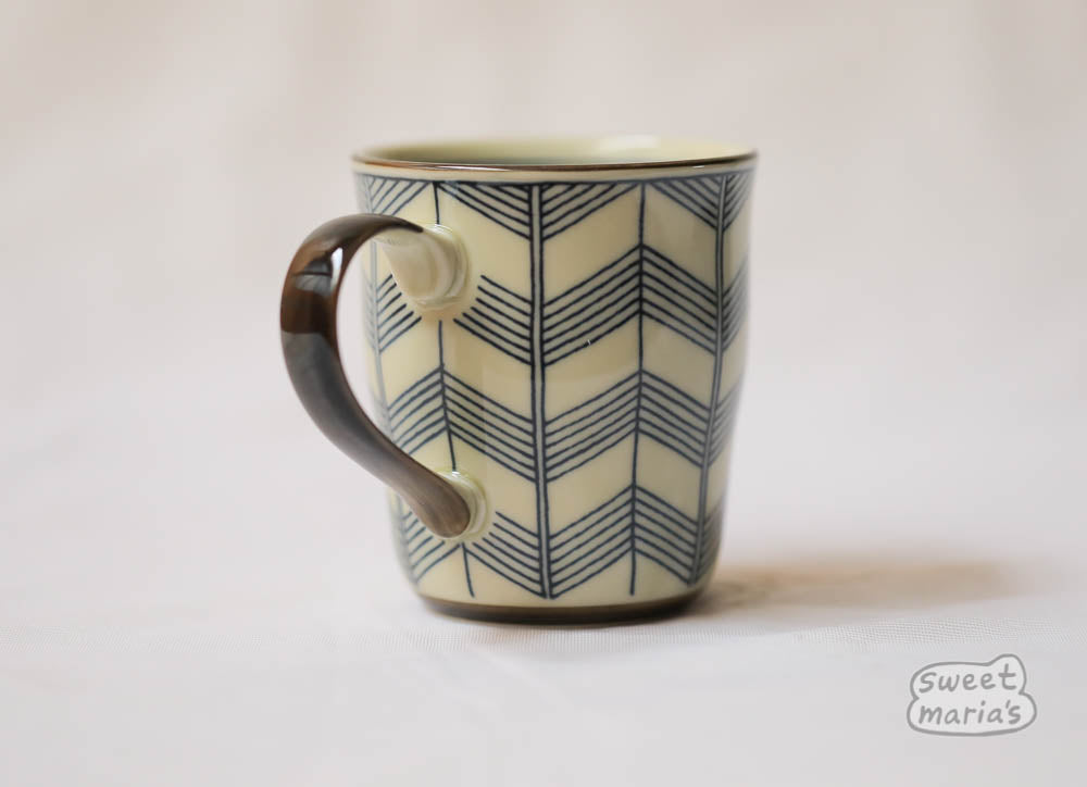 Chevron Kimono Mug from Japan - a pattern from am antique kimono design