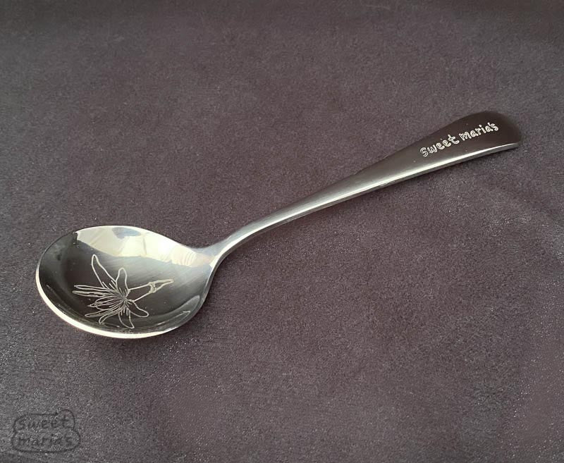 Sweet Maria's Coffee Flower Stainless Steel Cupping Spoon