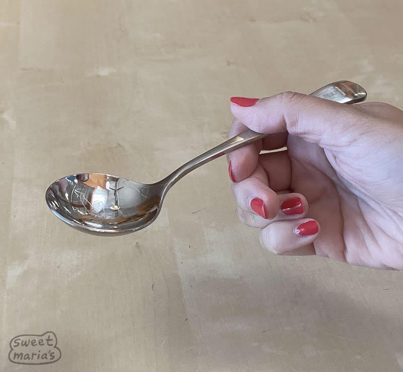 Sweet Maria's Coffee Flower Stainless Steel Cupping Spoon