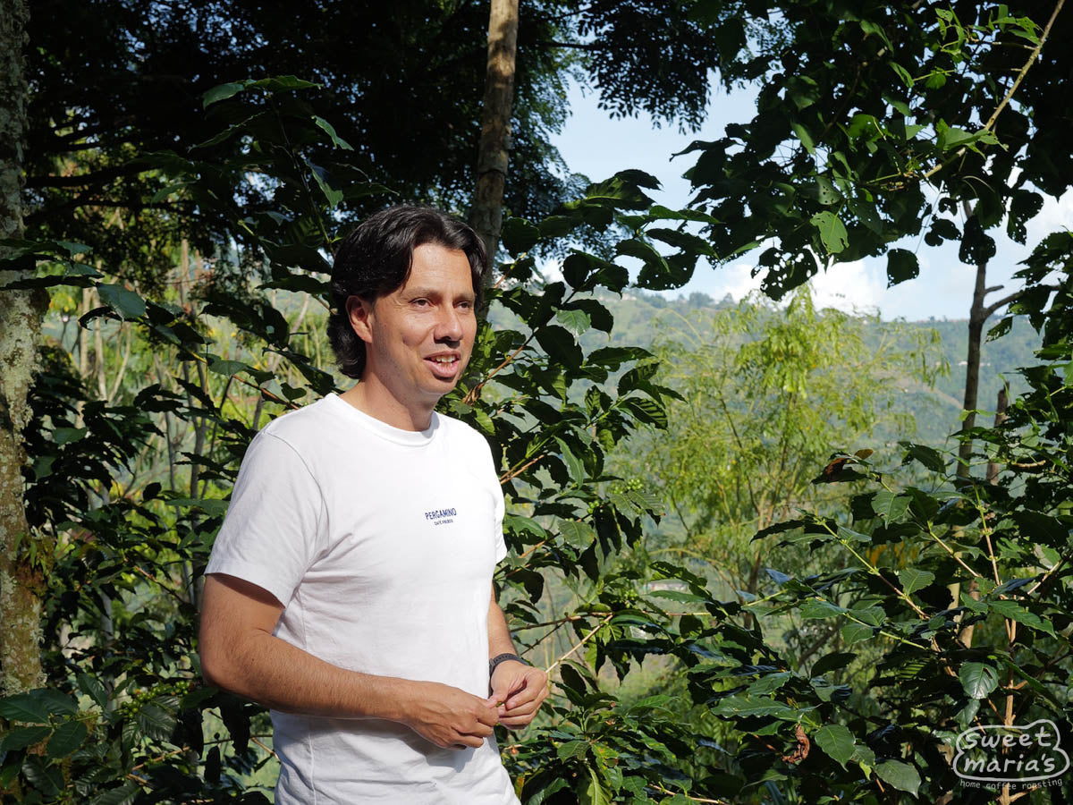Leo at his farm El Jardin in Los Naranjos, Antioquia.