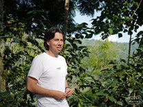 Leo at his farm El Jardin in Los Naranjos, Antioquia.