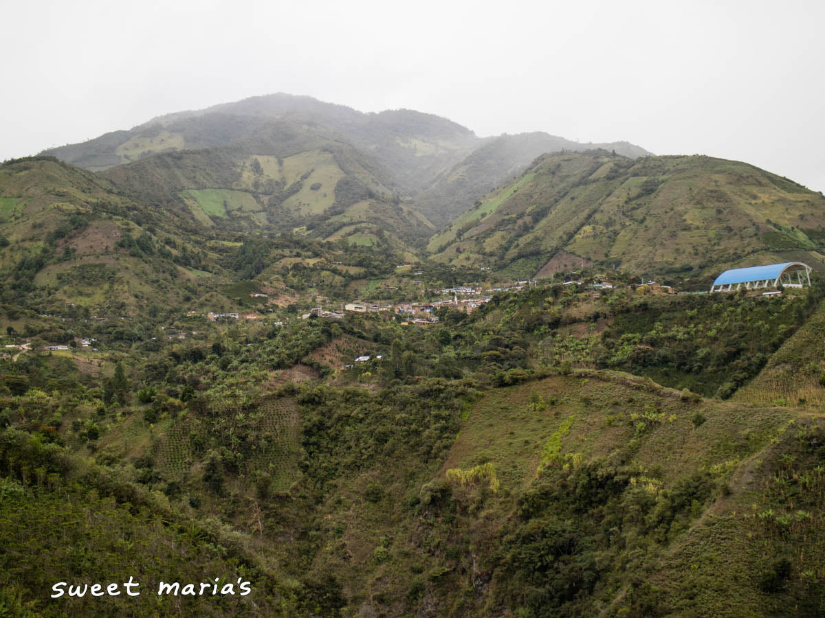 High above the town of Buesaco