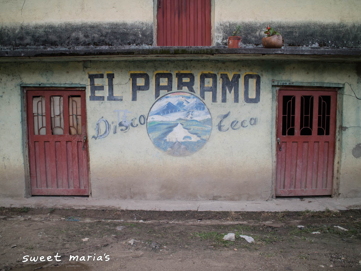 The local watering hole and 'discoteca' along the dirt road leading out of the main town to the green coffee farming village of El Páramo, in Colombia's Nariño Department.