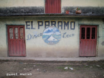 The local watering hole and 'discoteca' along the dirt road leading out of the main town to the green coffee farming village of El Páramo, in Colombia's Nariño Department.