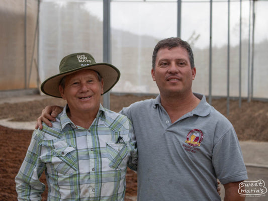 Hector (left) and Pablo (right) Bonilla pose for a 