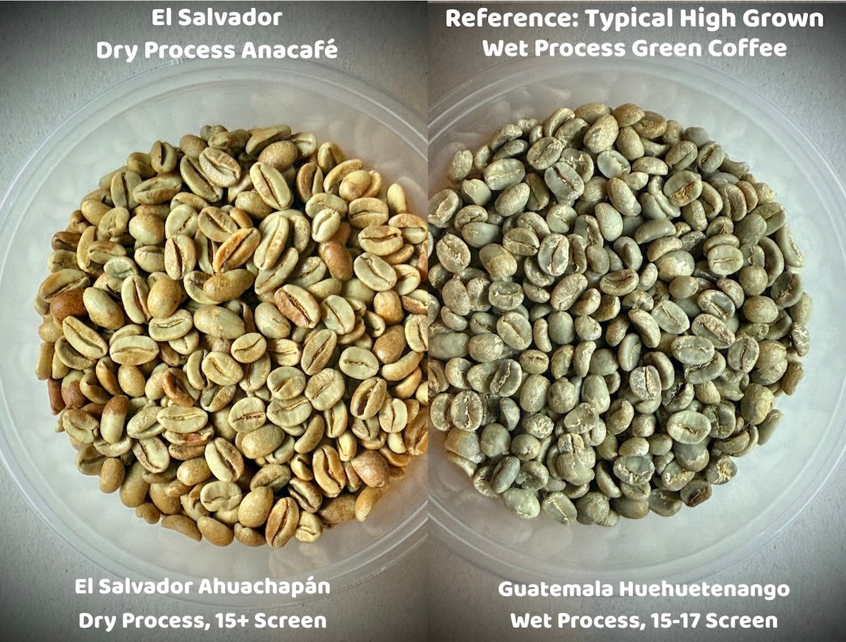 El Salvador Dry Process Anacafé Cupping Chart