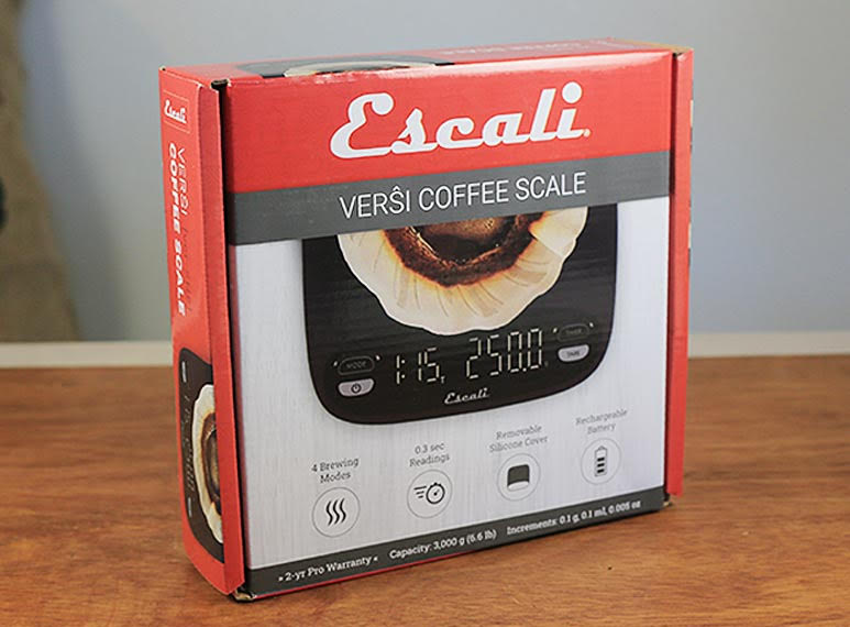 The Escali Versi Scale in box
