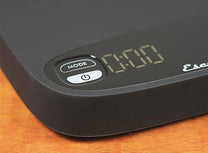 Escali Versi Coffee Scale power button