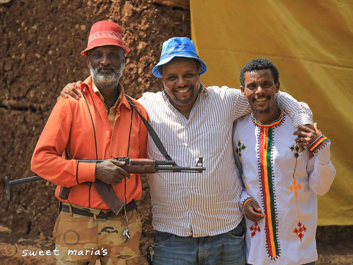 Yodit, coffee farmer and pharmacist, owner of Senna Katta Mountain green coffee farm in Limu Kossa, Ethiopia.