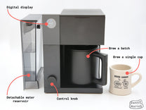 The Fellow Aiden has a variety of key features that set it apart from other coffee brewers.