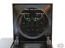 The interchangeable brew baskets pop right into the top of the brewer.