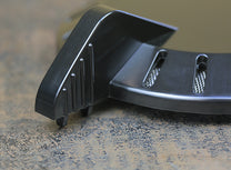 Handle tab integrates well with the chaff collector