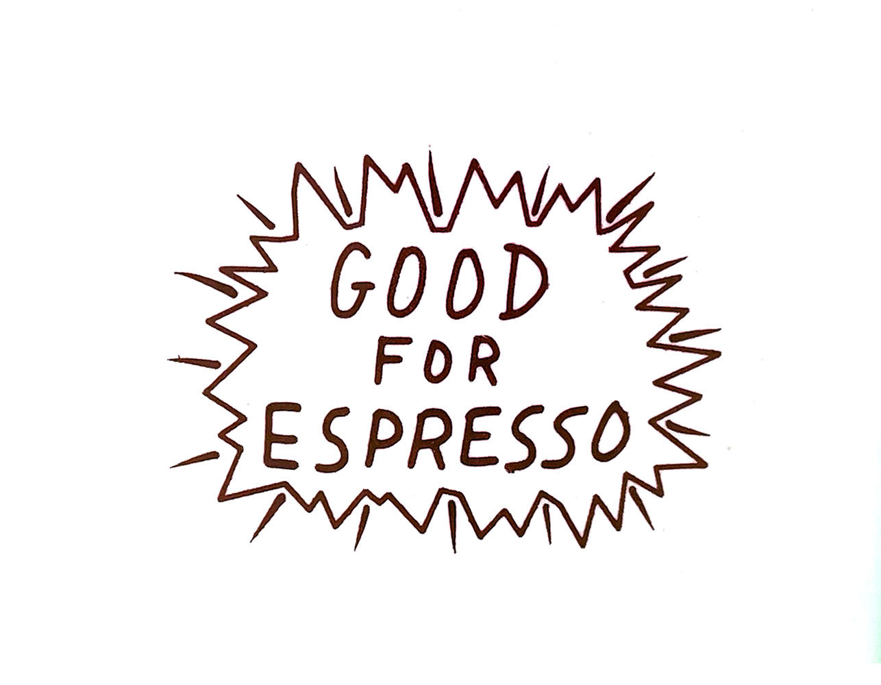 Good for Espresso Mug Graphic on 1 side