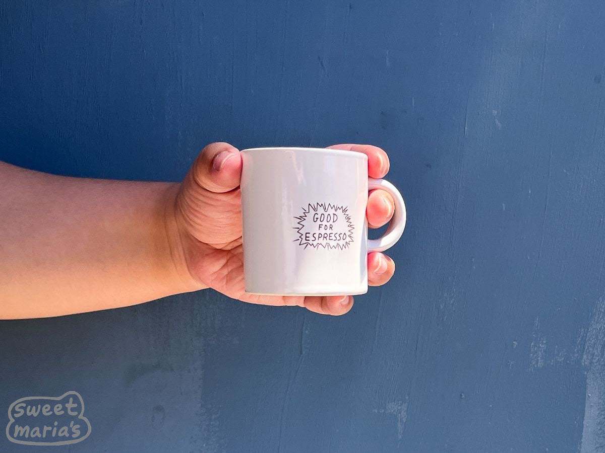 Good for Espresso 4 oz  MUG in hand