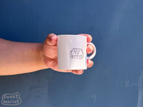 Good for Espresso 4 oz  MUG in hand