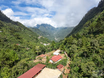 A shot of the ranch house and some of processing site at La Bolsa, where Rancho Viejo is from. La Libertad, Huehuetenango.