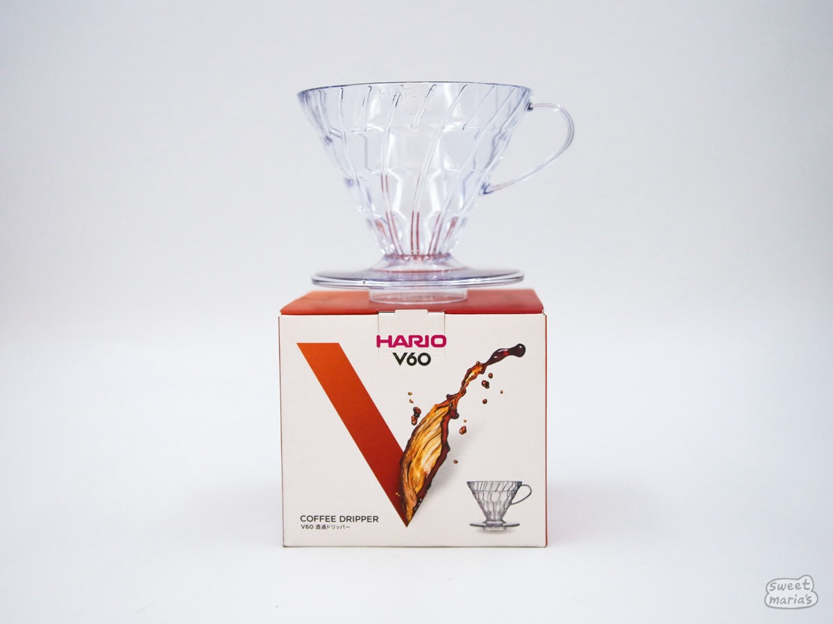 Hario V60 Plastic Coffee Dripper - Clear