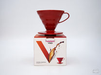 Hario V60 Plastic Coffee Dripper - Red
