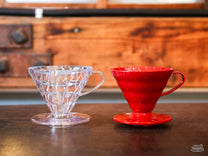 Hario V60 Plastic Coffee Dripper - Clear