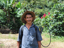 Andres Fernandes at his home in Las Flores.