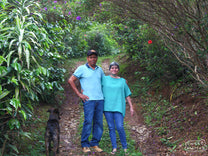 The Armijo family at their coffee farm in San Jose de los Andes, Honduras.