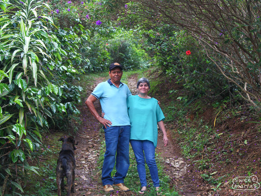 The Armijo family at their coffee farm in San Jose de los Andes, Honduras.