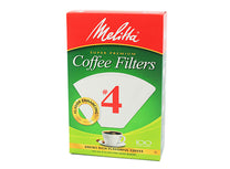 Melitta Filters #4 Size Box of 100 - White