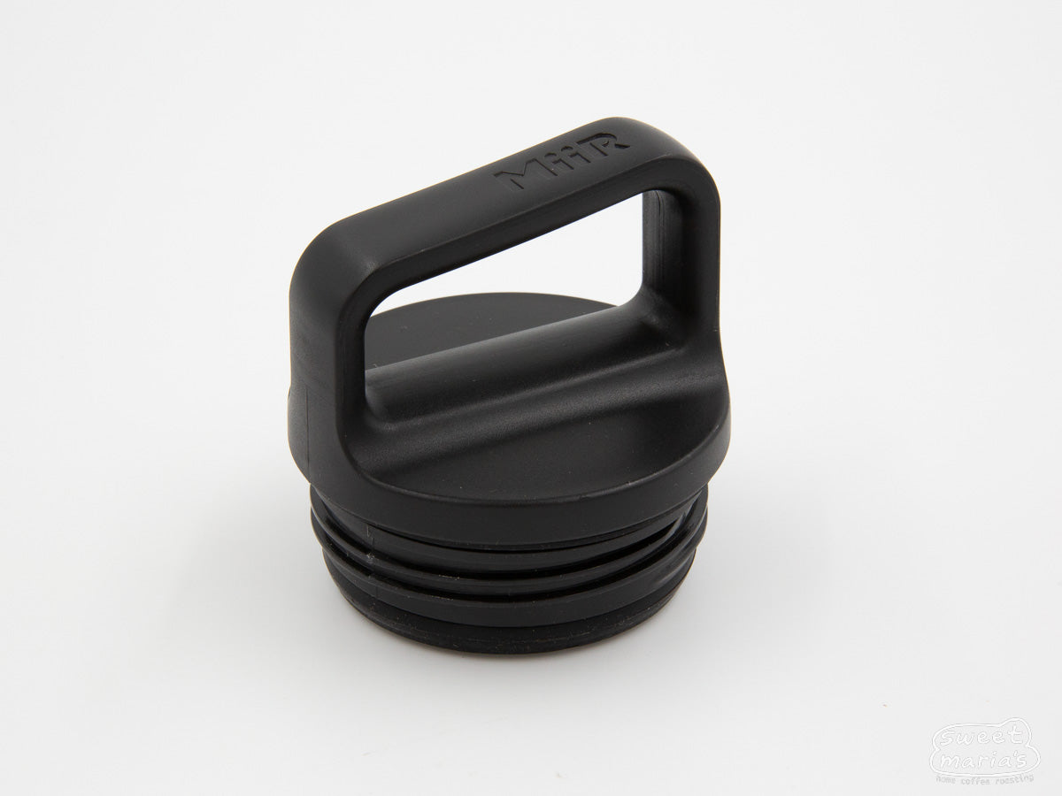 The Miir d-ring lid is an alternatively lid for the Sweet Maria's Miir Flip Traveler