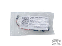 The splined motor shaft where you mount the fan. Popper Coffee Roaster Motor Replacement Kit from Sweet Marias