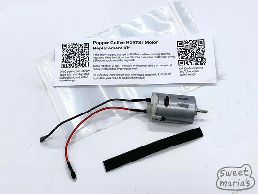 Popper Coffee Roaster Motor Replacement Kit from Sweet Marias