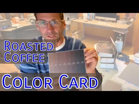 Sweet Marias roasted coffee color card