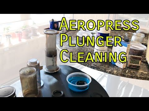 Aeropress plunger cleaning