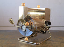 Angled front view of the Quest M3s electric coffee roaster