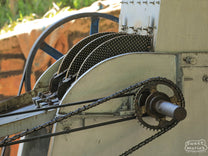 The 3-disc pulper at Tumba coffee washing station in Tumba town, Rulindo District, Rwanda.