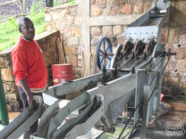 A disc depulper machine