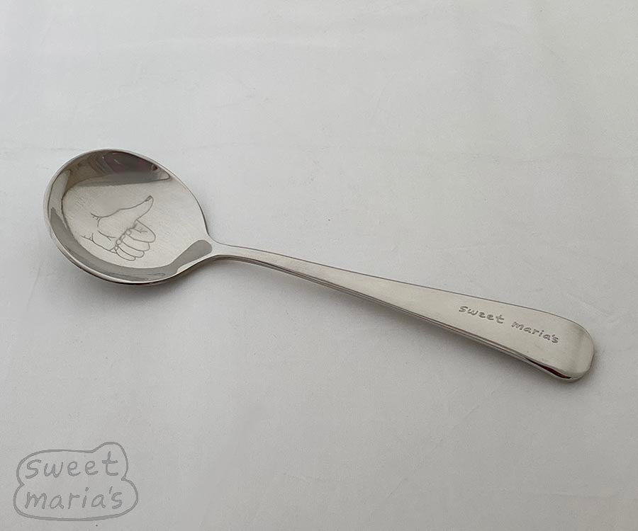 Sweet Maria's Thumbs Up Stainless Steel Cupping Spoon