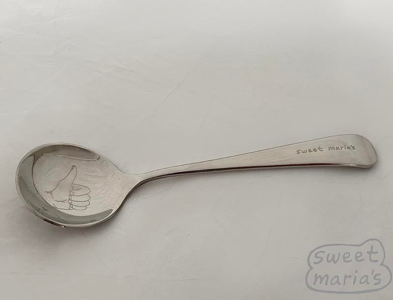 Sweet Maria's Thumbs Up Stainless Steel Cupping Spoon