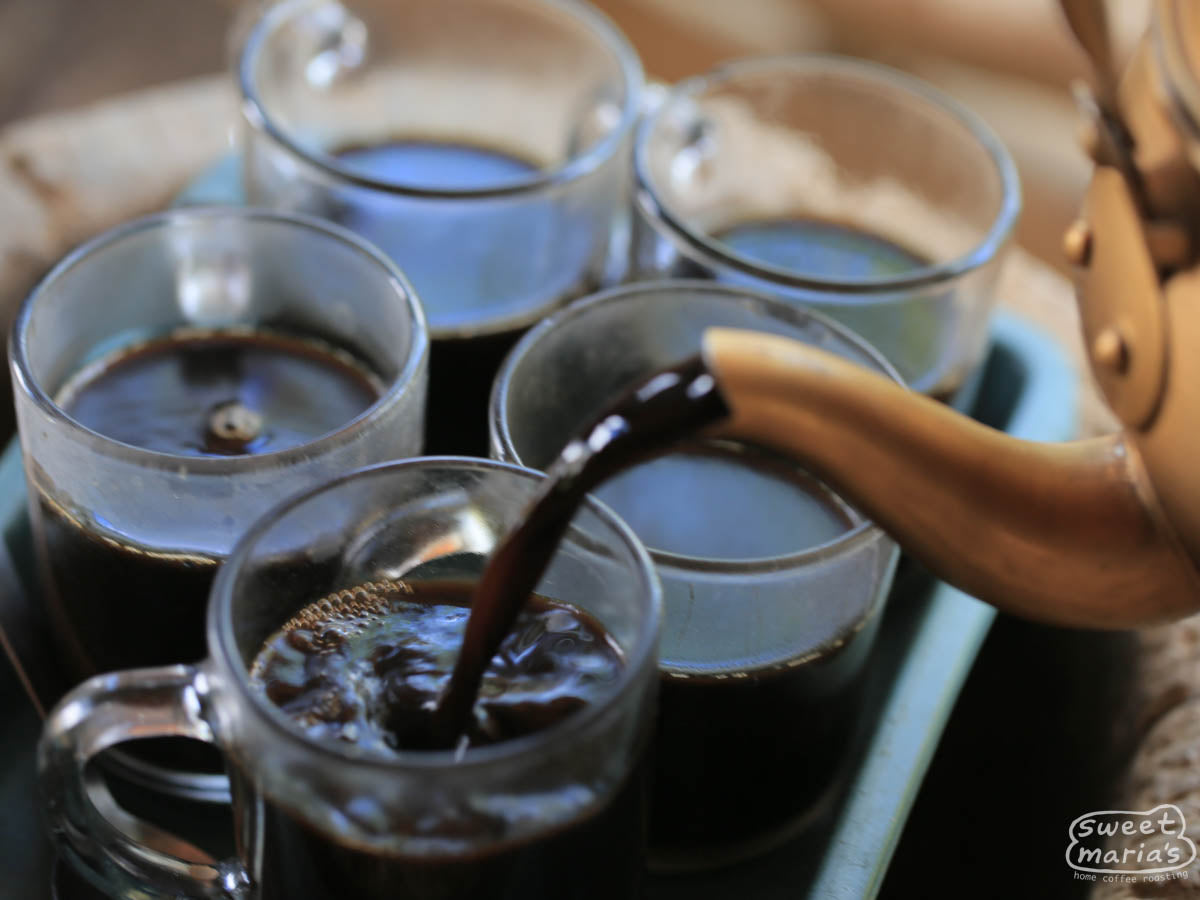 The town of Angin Angin, home to several small coffee producers, and where the farmer group behind this coffee are from. Enrekang, Sulawesi.