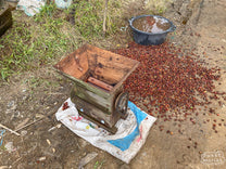 Eko (right) with Daniel (left) at Eko's farm and home in Pango Pango.