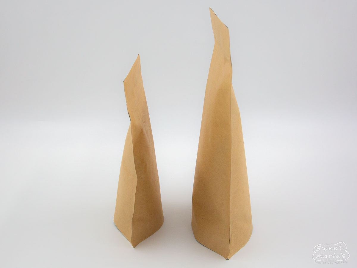 These stand up pouch bags have a gusset of around 3 1/2".