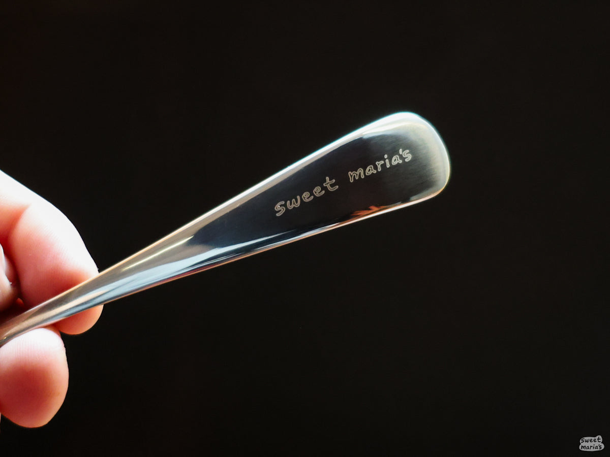 The 10 Speed Bike Cupping Spoon also has our logo laser-etched at the tip of its handle!