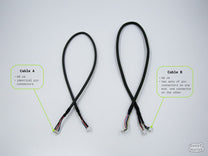 A side-by-side comparison of Cable A and B.